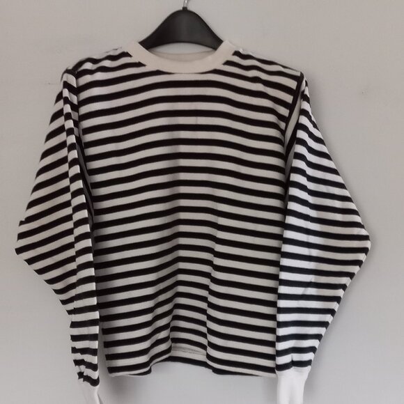 And Other Stories Tops - & OTHER STORIES cotton striped long sleeve sweatshirt